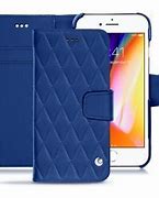 Image result for iPhone 8 Leather Flip Case