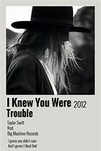 Image result for I Knew You Were Trouble Album Single Cover