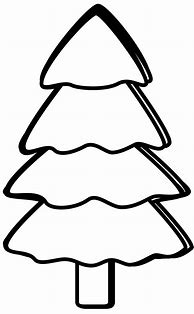 Image result for Christmas Tree Clip Art Black and White