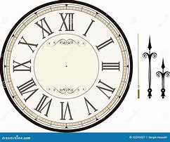 Image result for Victorian Clock Face Template