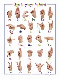 Image result for signs language letters worksheet