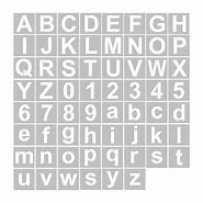 Image result for Letters and Numbers Stencils Printable Free