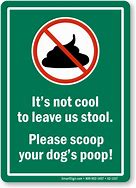 Image result for Funny Dog Poop Signs