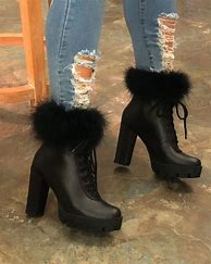 Image result for Apple Body Jeans Boots with the Fur