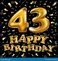 Image result for Birthday Cake with 43