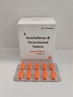 Image result for Aceclofenac Paracetamol