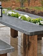 Image result for Concrete Table Top DIY