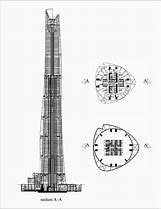 Image result for Shanghai Tower Plan