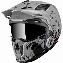 Image result for Skull Biker Helmet