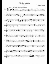 Image result for MeGaLoVania Violin Sheet Music