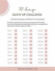 Image result for 30-Day Glow Up Challenge