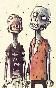 Image result for Funny Zombie Art