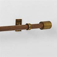 Image result for Modern Wooden Curtain Rods