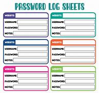 Image result for Password Template Printable PDF
