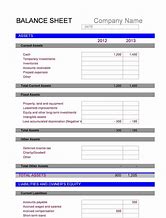 Image result for Balance Sheet Example
