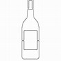 Image result for Blank Black Wine Bottle Template
