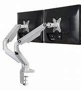 Image result for Dual Monitor Desk Mount Stand