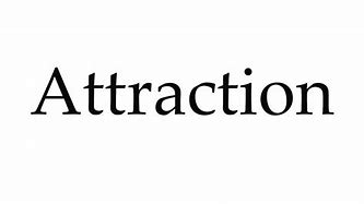 Image result for Attraction Word Drawing