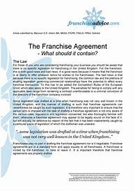 Image result for Franchise Contract