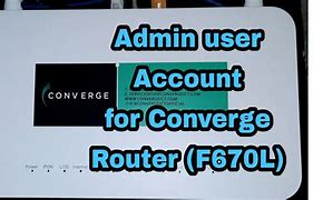 Image result for Converge Default Admin Password