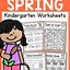 Image result for Kindergarten Activity Worksheets