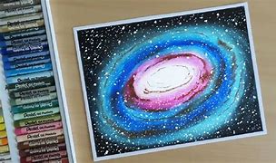 Image result for Oil Pastel Galaxy Kids Activity