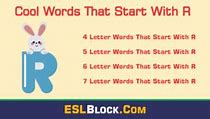 Image result for Cool Words That Start with R