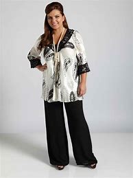 Image result for Plus Size Pant Suits