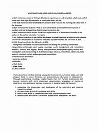 Image result for Work Immersion Rules and Regulations