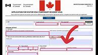 Image result for Canada Visa Application Form Sample