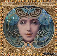 Image result for Art Nouveau Clip with Chain