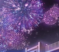 Image result for Firework New Year Anime