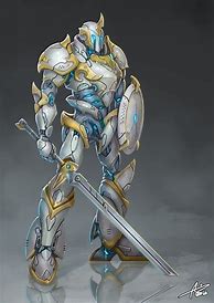 Image result for Robot Knight Concept Art