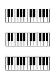 Image result for Blank Piano Keyboard