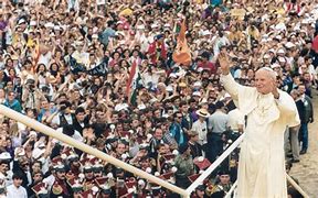 Image result for Pope John Paul II Be Not Afraid Poland