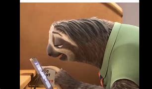 Image result for Sloth On the Phone