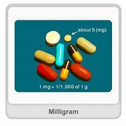 Image result for Miligrams Pictures Examples