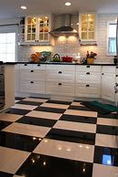 Image result for Black Floor Tile with White Swirls