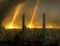 Image result for Dystopian City Real Dark Sky
