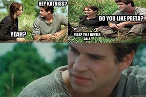 Image result for Katniss Looking for Petta Meme