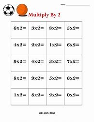 Image result for Multiplication Worksheets X2