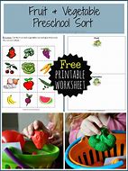 Image result for Fruits and Vegetables Activities for Toddlers