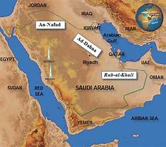 Image result for Middle East Deserts Map