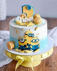 Image result for Minion Birthday Cake Designs