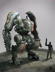 Image result for Menacing Robot Concept Art