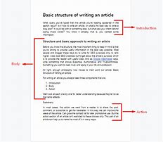 Image result for Basic Article Layout