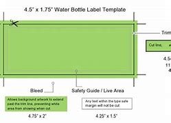Image result for Water Bottle Label Template Word
