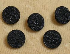 Image result for Antique Bowl Shape Black Buttons