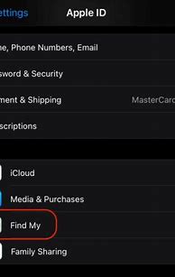 Image result for Set Up Find My Phone iPhone
