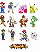 Image result for Original Super Smash Bros Characters